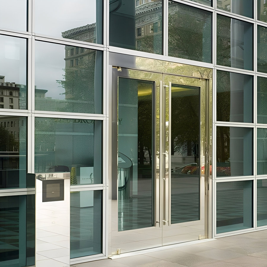 Cửa bản lề sàn